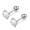 Cheap Wholesale Jewelry China Diamond Earring Stud Tear Drop Earrings Stainless Steel Ear Stud