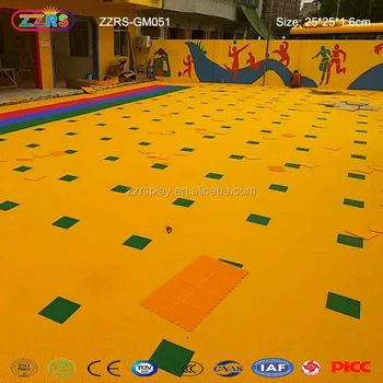 Outdoor Anti Slip Waterproof Playground Kids Plastic Floor Mat For