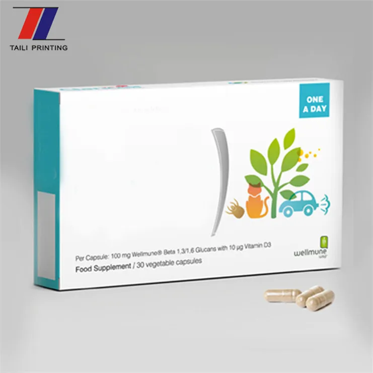 Eco Friendly Recycled Natural Medicine Package Small Medicine Pill