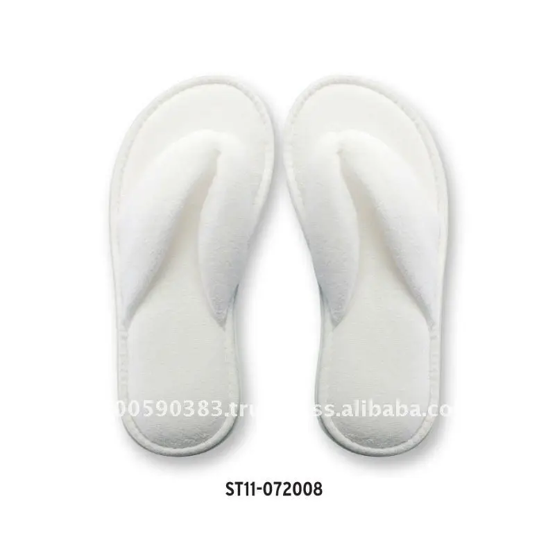 terry bath slippers