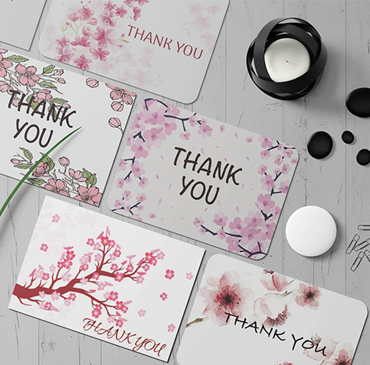 Assorted Thank you cards with envelopes