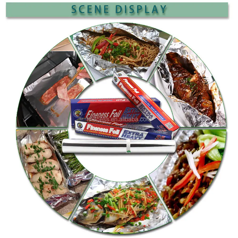 Factory Price Food Use Aluminum Foil For Food Baking Kitchen Use