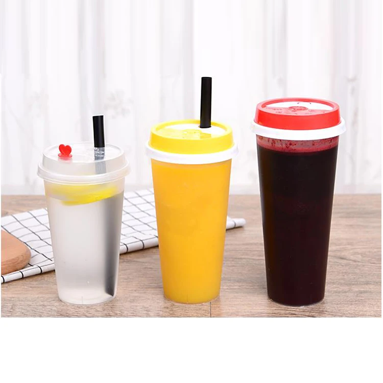 Custom Disposable Pp Plastic Yoghurt Drink Beverage Frosted Cups For