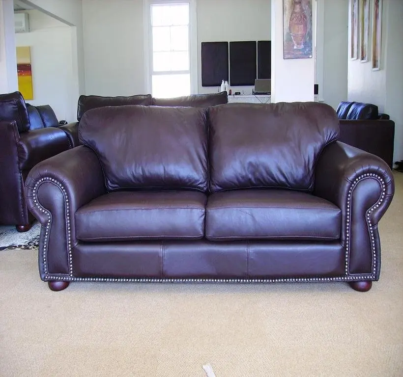 Inyanga 2 1m Bovine Oxblood Leather Sofa Gta In Product On Bovine Oxblood Leather Sofa