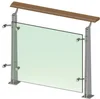Manufacturer Double SS Solid Board Deck/Balcony Railing Post