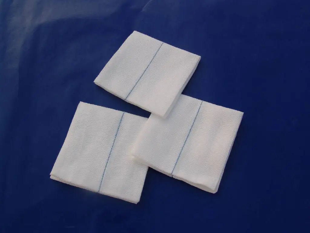 non-sterile absorbent cotton gauze swabs / gauze squares