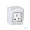 WINSTON Multi-function Electronic Wall 1 Gang Waterproof Socket Cover