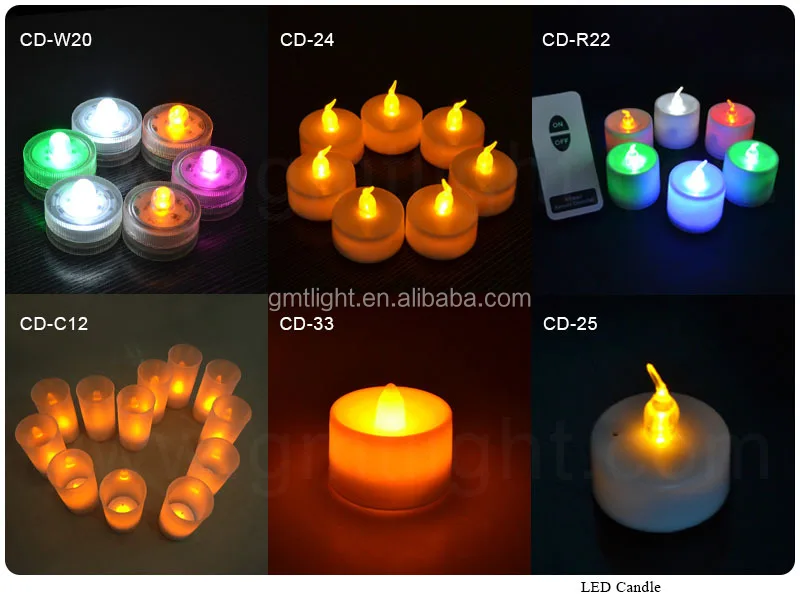 Birthday Supplies Led Light Up Flameless Blow Out Candles Buy Led