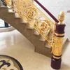 Luxury brass fence post design