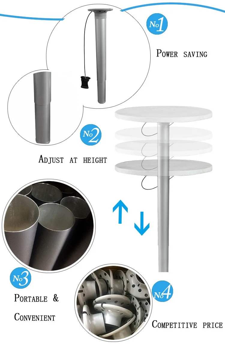 Manufacturer wholesale manual operation high quality furniture desk lifting column