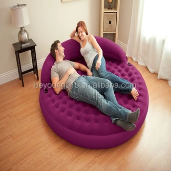 round inflatable bed
