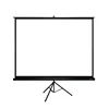 Tripod bracket projection screen for easy carrying and use of indoor and outdoor 80-inch LED video projector screen