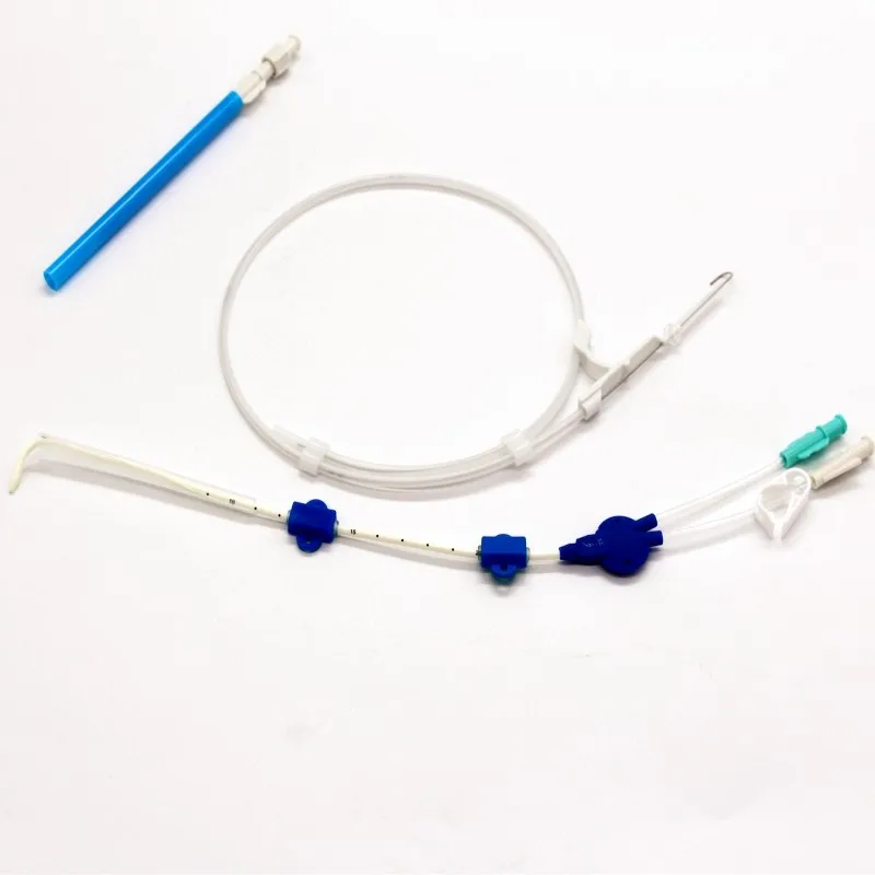 Disposable Indwelling Double Lumen Catheter Set - Buy Central Venous ...