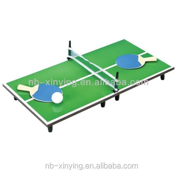Hot Selling Green Tabletop Tennis Cheap Wood Mini Game Table Tennis