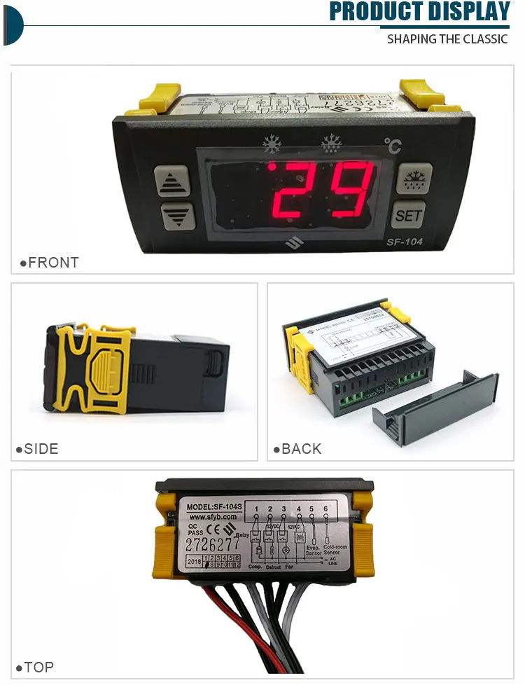 Manual Automatic Defrost Mini Intelligent Electronic Digital