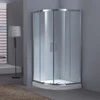 cheap curved sliding shower enclosure with tray