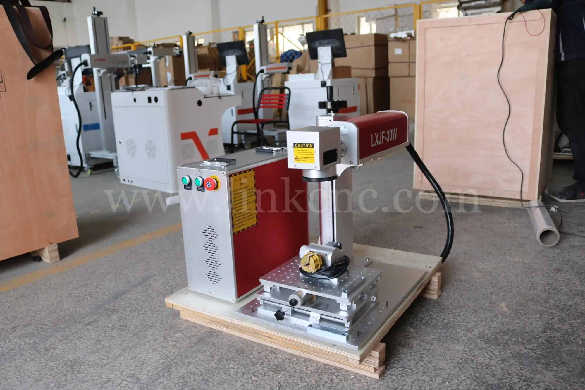 20W 30W 50W Metal and non-metal materials portable fiber laser marking machine