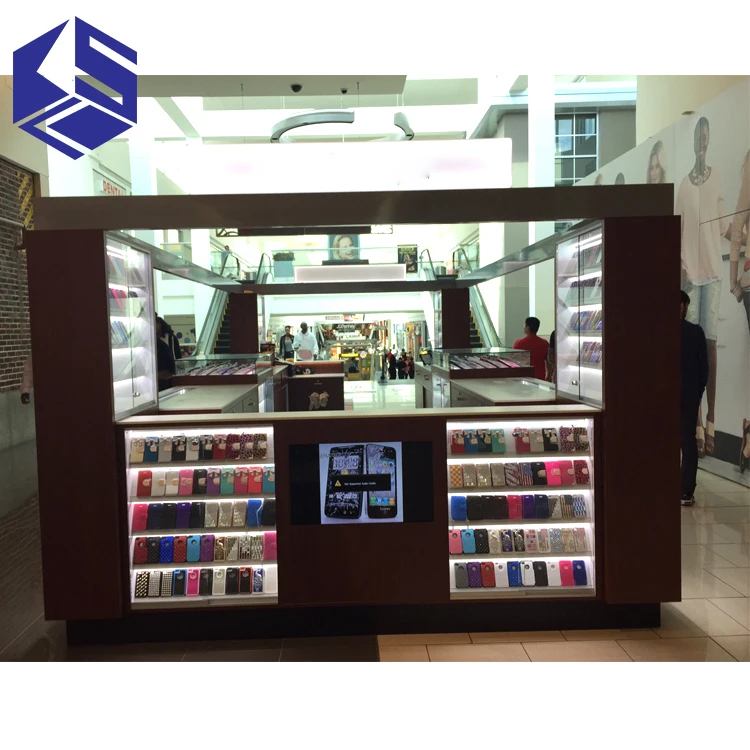 Hot Sale Shopping Mall Kiosk Furniture Design Mobile Phone Accessories