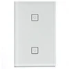 Home Automation 2 Gang Way Wall Smart Switch Touch Screen LED IOS/Ipad/Android/Windows Control Touched Wifi