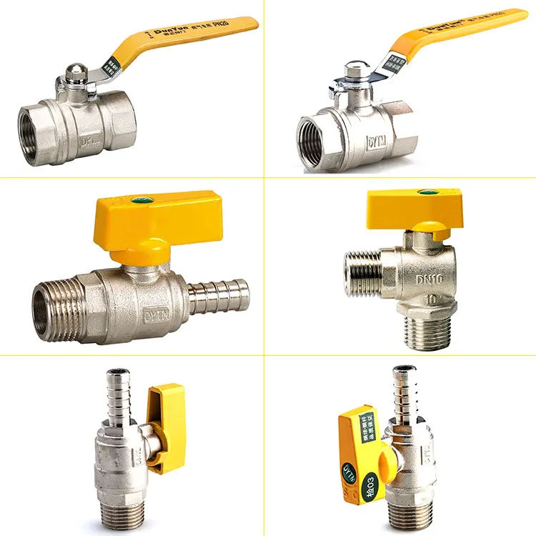 Brass Cw617n Gas Safety Control Ball Valve With Gas Nozzle Buy Gas