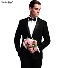 Formal Men Business Dress Suits 2015 Wedding Suits For Men Fashion Jacquard Men Suits With Pants Men Groom Jacket+Pant+Tie