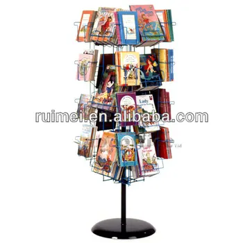 30 Pocket Revolving Wire Book Rack - Buy Wire Book Rack,Revolving Book ...