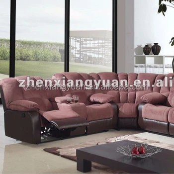 2018 Living Room Furniture Microfiber Recliner Corner Sofa With 2018 Living Room Furniture Microfiber Recliner Corner Sofa With Folddown Tray Table