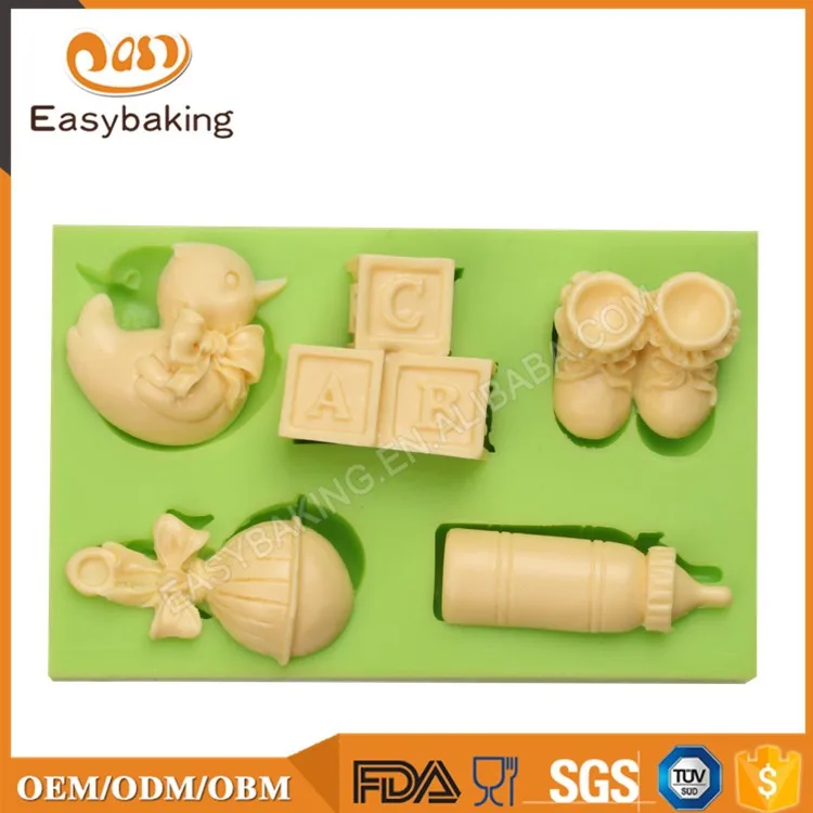 ES-1216 Baby thing series 5 cavity silicone molds