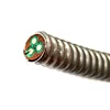 ESP power cable copper conductor PP insulated and NBR sheathed,galvanized steel tape interlocked 13mm2 20mm2 33mm2 42mm2