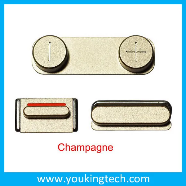 For Iphone 5S Side Button-3 Parts Gold for iphone 5s side button 3 Parts