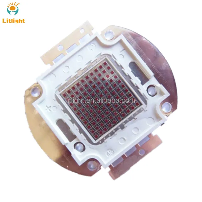 High Power Epileds chip Far Red 730nm 740 nm, Photo Red 660 nm , Red 620 nm 630 nm COB 100W Red LED Datasheet