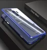 LUPHIE Magnetic Metal Case For Samsung Galaxy S9 S8 Plus Note 8 9 Magnet Case Bumper Clear Glass Cover Shockproof Case