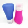 New Mini Squeezable Cosmetic Portable Leakproof Travel Bottles Silicone Bottles Sets