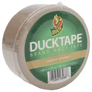 Colored Duck Tape 1.88" Wide 20 Yard Roll-Cookie D - Colored Duck Tape 1.88" Wide 20 Yard Roll-Cookie Dough. Henkel-Colored Duct Tape. Excellent For Coordinating Repairs; Color Coding Materials And C