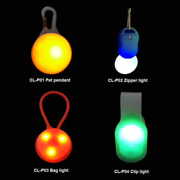 New Product Zipper Pull Led Zipper Light Zipper Light With Metal Clip