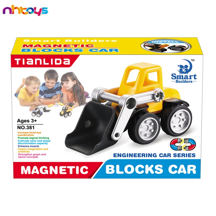 magnetic blocks car