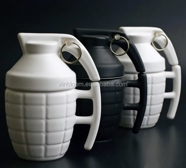 hand granade mug
