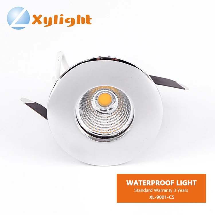 3w 5w 7w direct supplier modern unique led bathroom waterproof shower down light lighting fixture