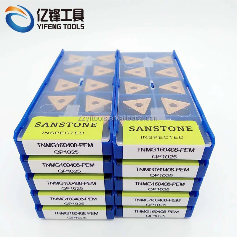 New Pack 10 TNMG332 Carbide Inserts CNC Turning Tools TNMG160408