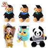 Custom Graduation Stuffed Animals Panda Bouquet Owl Doll Teddy Bear Plush Toy