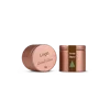 Small tin box round tea tin rose gold tins