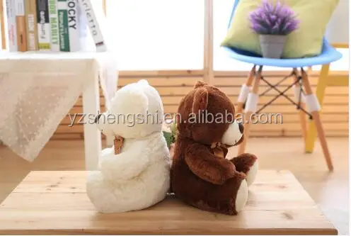 free sample bear toy/Origin Plush toy Manufacture Custom Teddy Bear with Different Colors T-shirt/hot selling plush bear toy