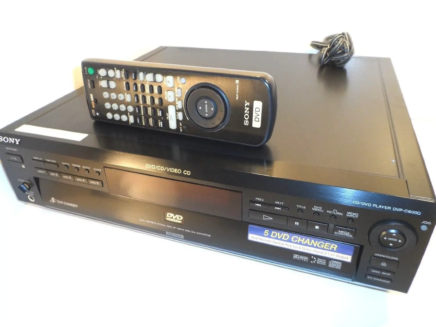 Sony DVP-C600D 5 Changer DVD and CD changer Video Player