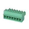 6 Way Electrical pluggable mount terminal connectors 3.81 mm