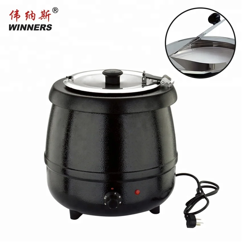 
10L soup warmer electric stainless stock hot pot thermo cooker soup warmer 