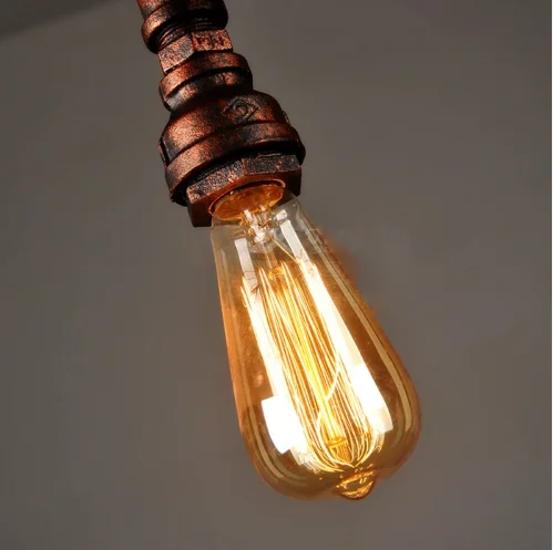 Retro Suspendu Lampe Edison Métal Suspendu Lampe Vintage industrielle Ampoule rl-c203 