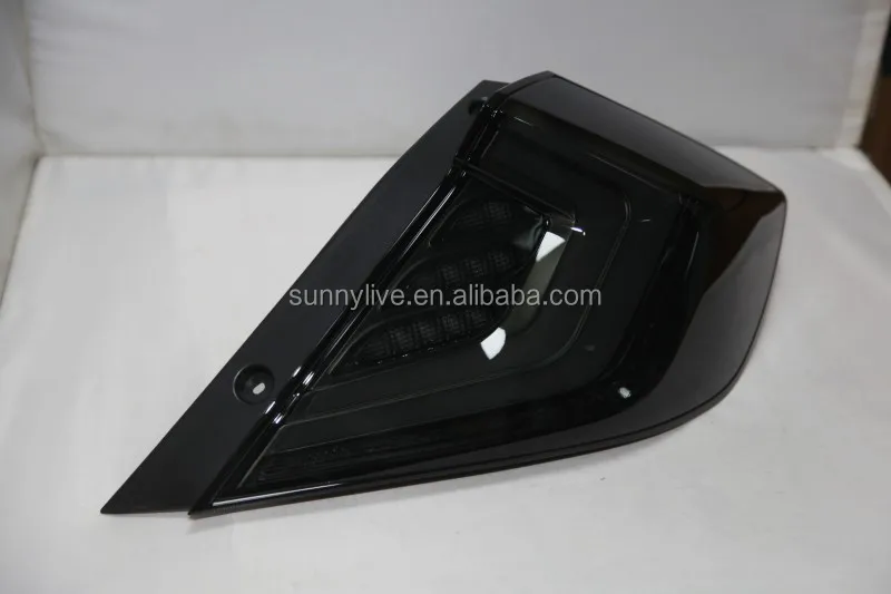 For HONDA Civic 10 gernareation LED Tail Light Year Smoke Black