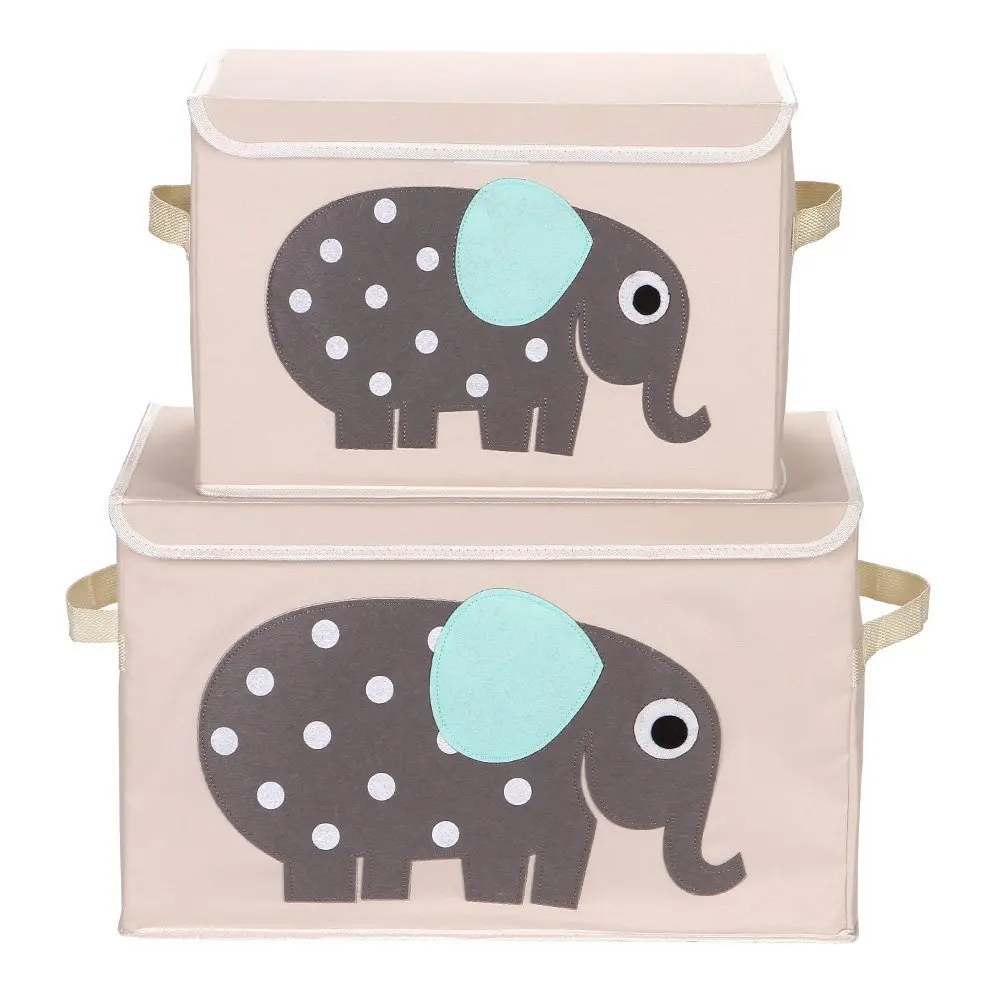 3 sprouts elephant toy chest
