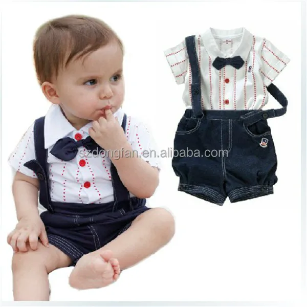 baby boy jean romper