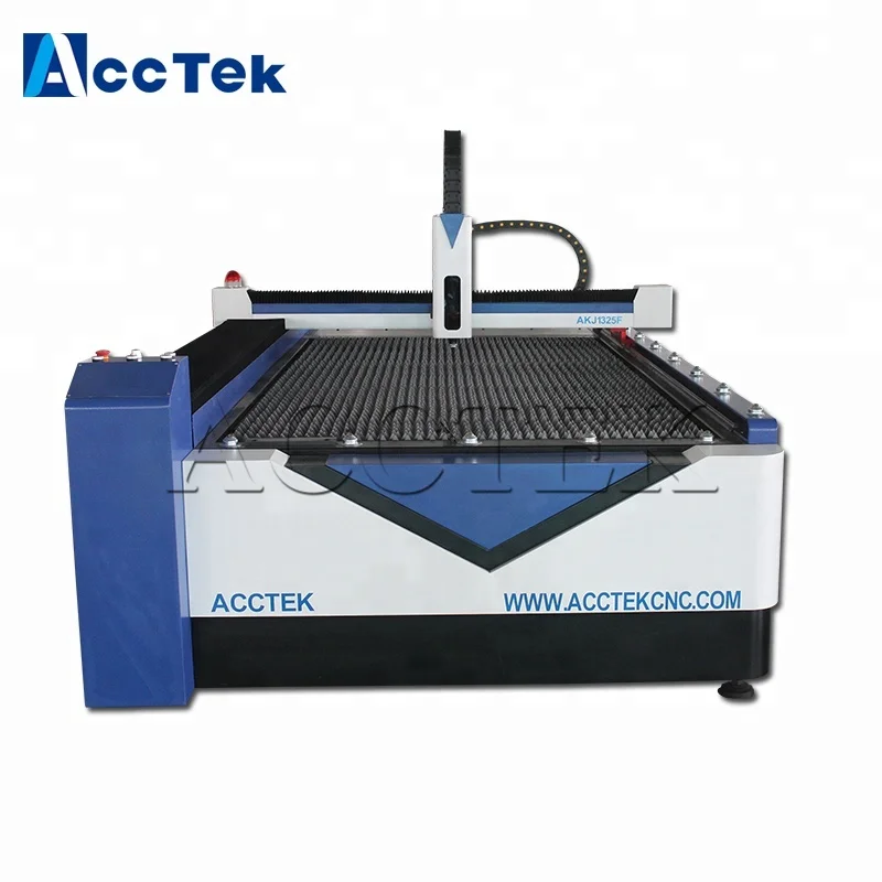 JINAN 300/500W METAL FIBER LASER CUTTING MACHINE AKJ1325F